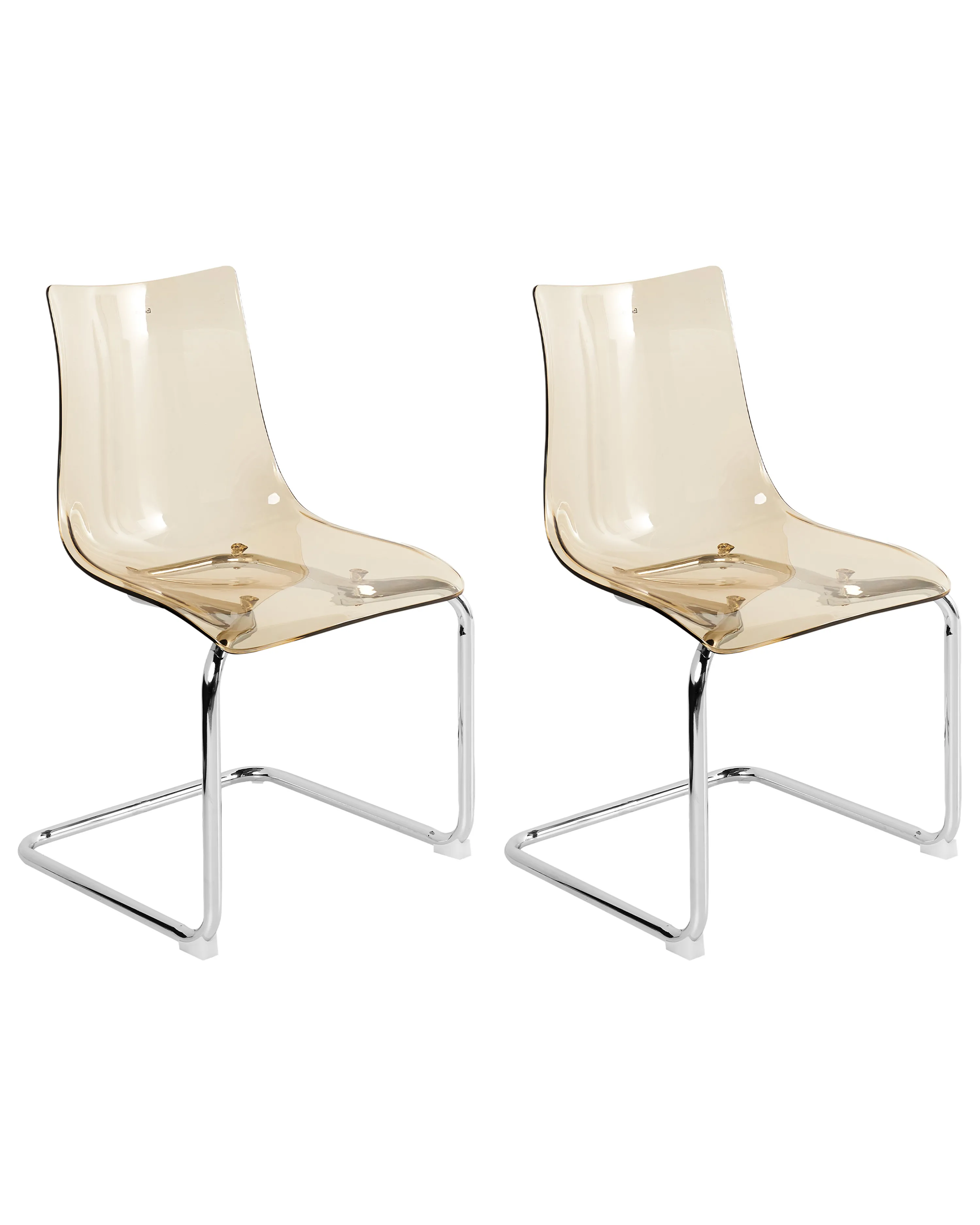 Set van 2 eetkamerstoelen MARSHALL Oranje