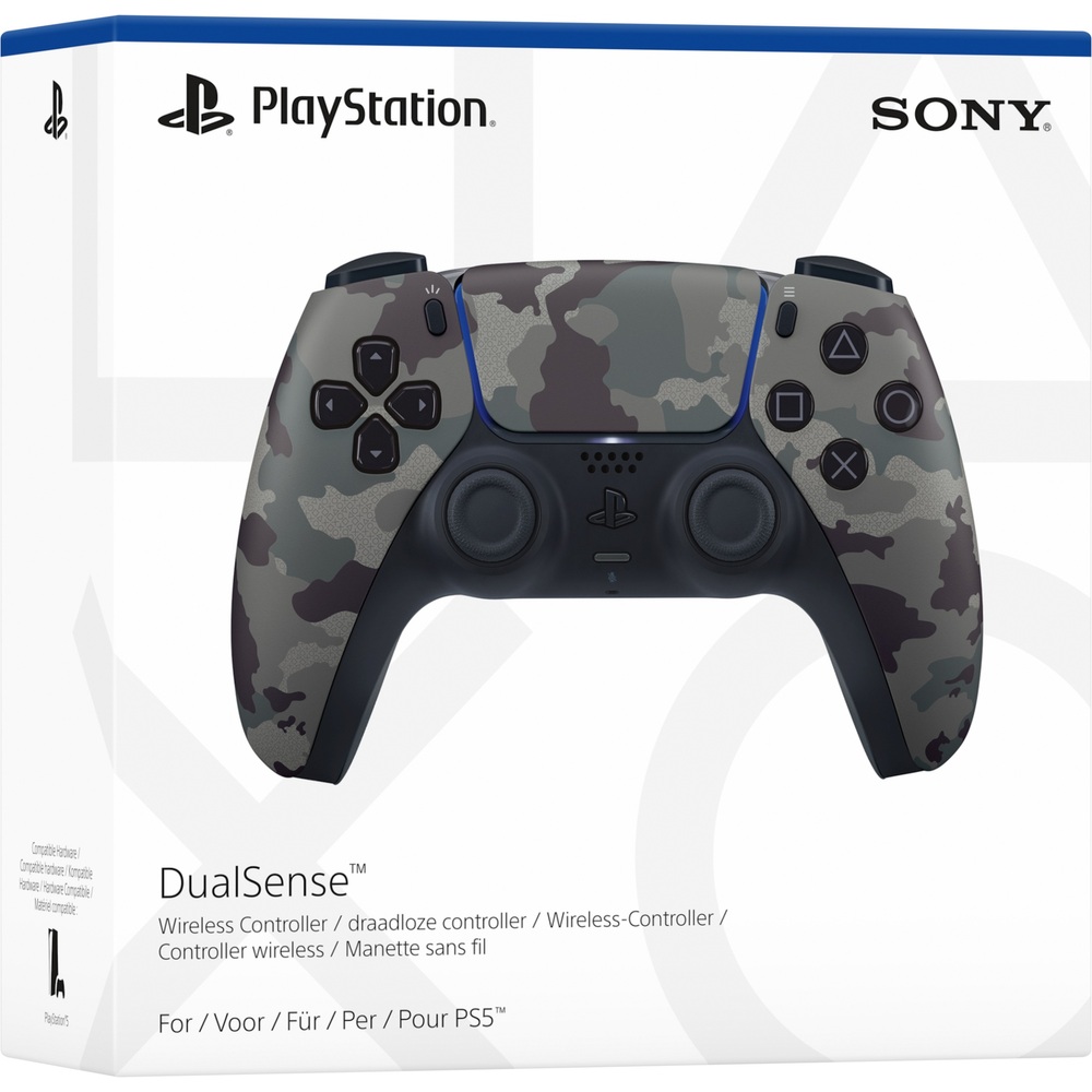 PlayStation DualSense Wireless-Controller, graues Tarnmuster