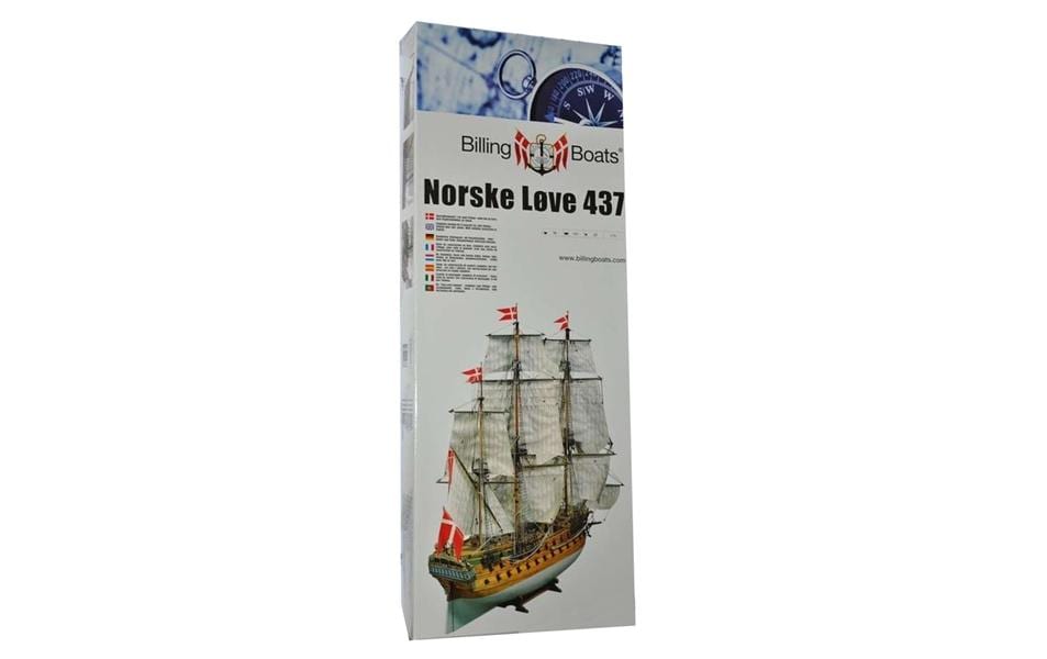 Bausatz Segelschiff Norske Love, 1010 mm 1:75<br>Detailgetreuer Segelschiff Modellbausatz