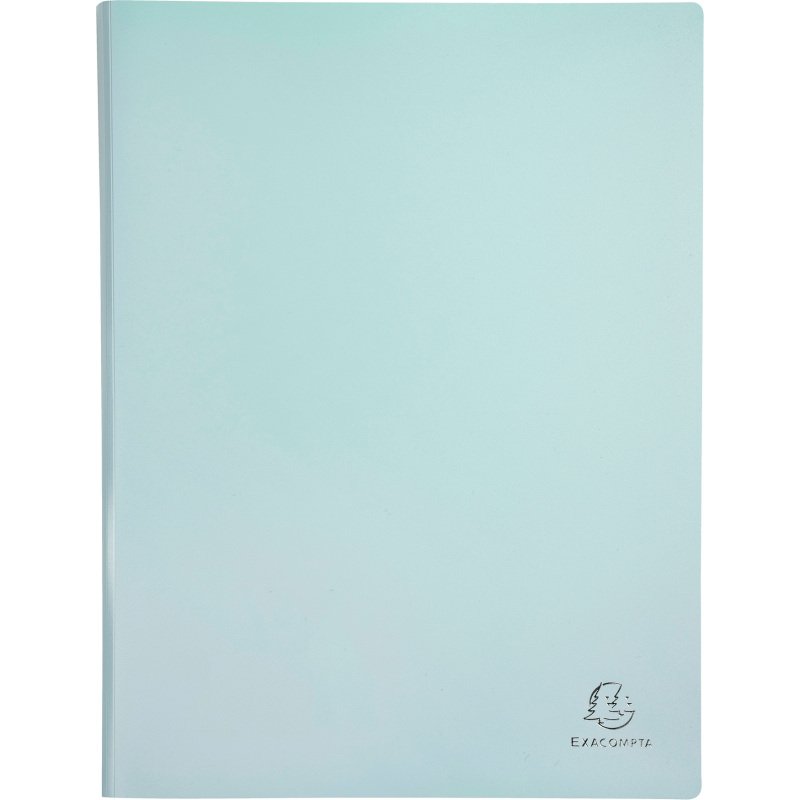 Protège-documents Aquarel Exacompta polypropylène A4 40 pochettes - 80 vues couleurs assorties