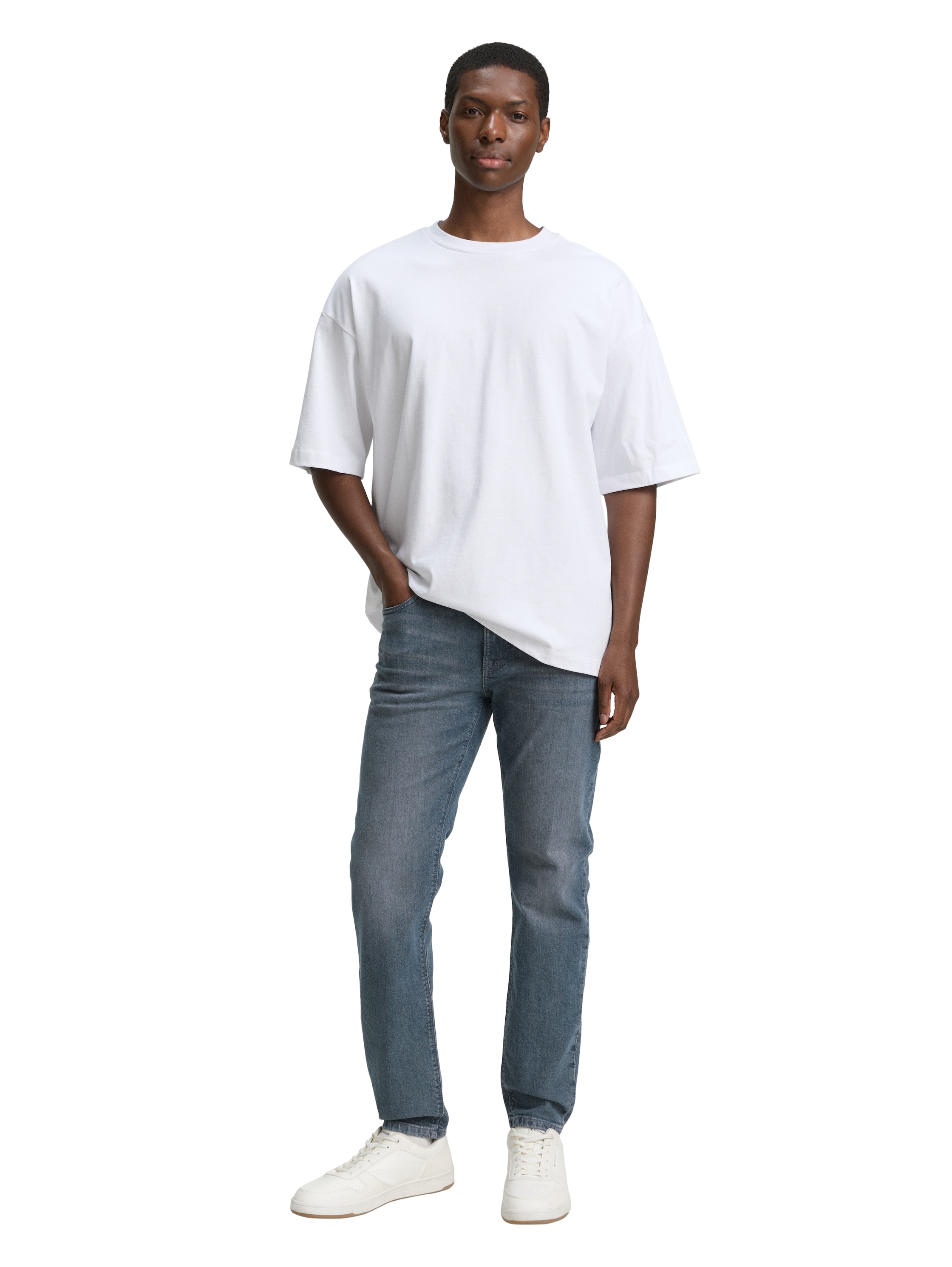 TOM TAILOR Denim Tapered-fit-Jeans im Five-Pocket Style