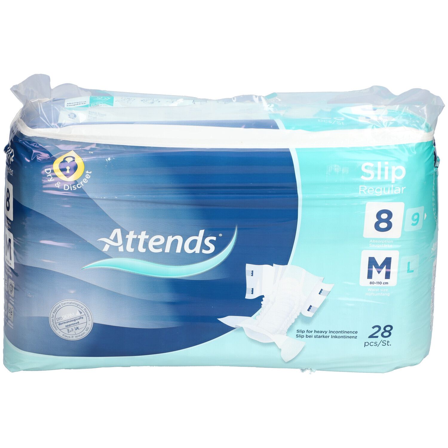 Attends® Slips Regular 8 M