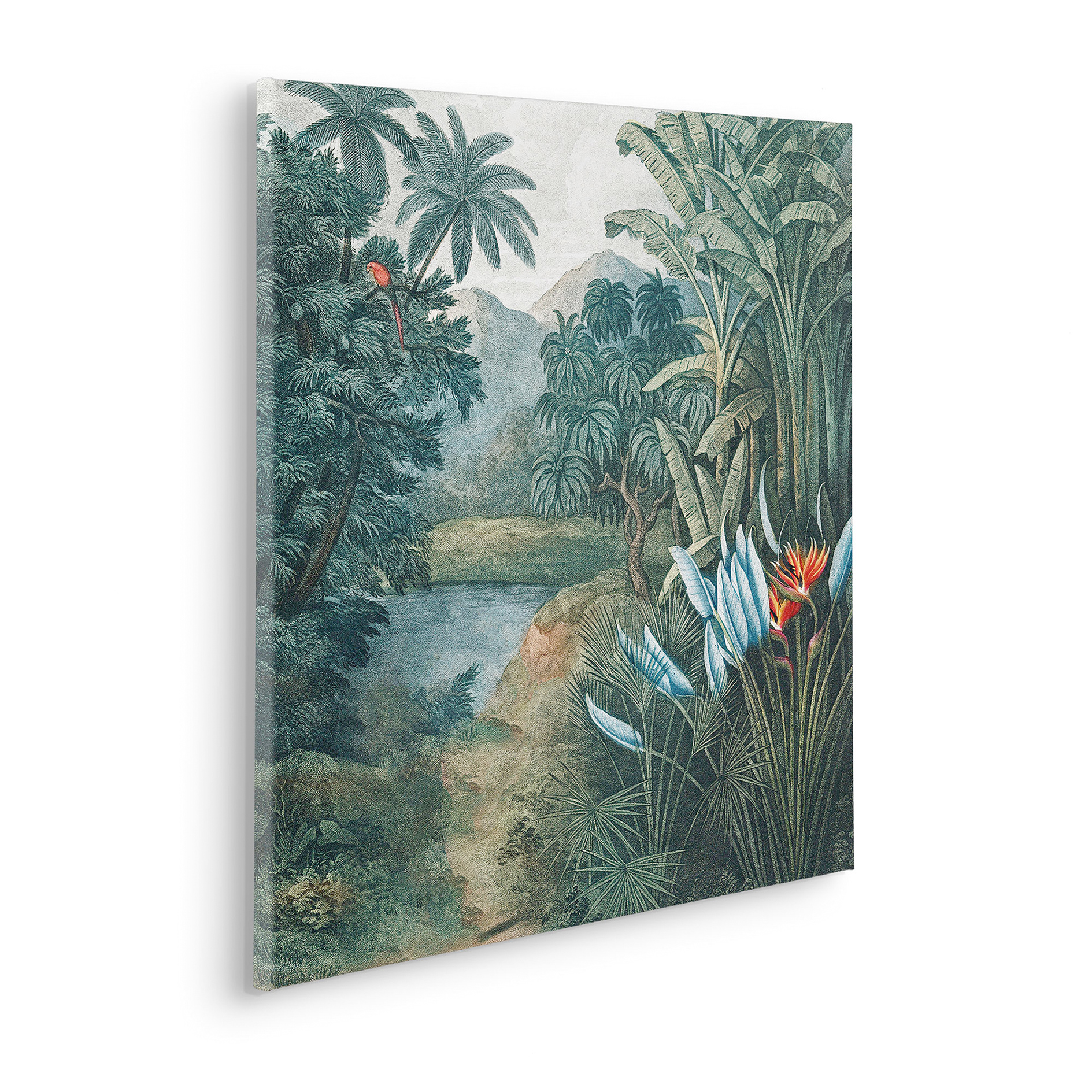 Keilrahmenbild EXOTIC EMPIRE - bunt - 60x60 cm