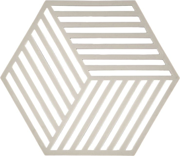 Zone Bordskåner Warm Grey Hexagon Warm grey
