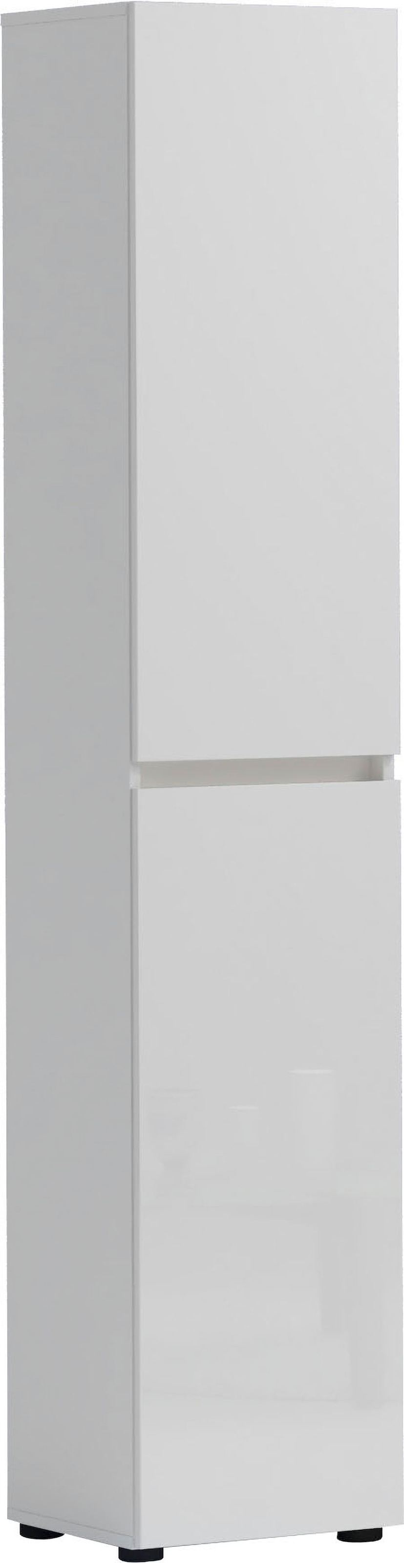INOSIGN Schuhschrank »Mister,Schuhkommode,Schuhmöbel,Schuhablage,Schuhregal« Breite 40 cm, Höhe 200 cm, Tiefe 34 cm, 2 Türen, 12 Fächer, hochglanz