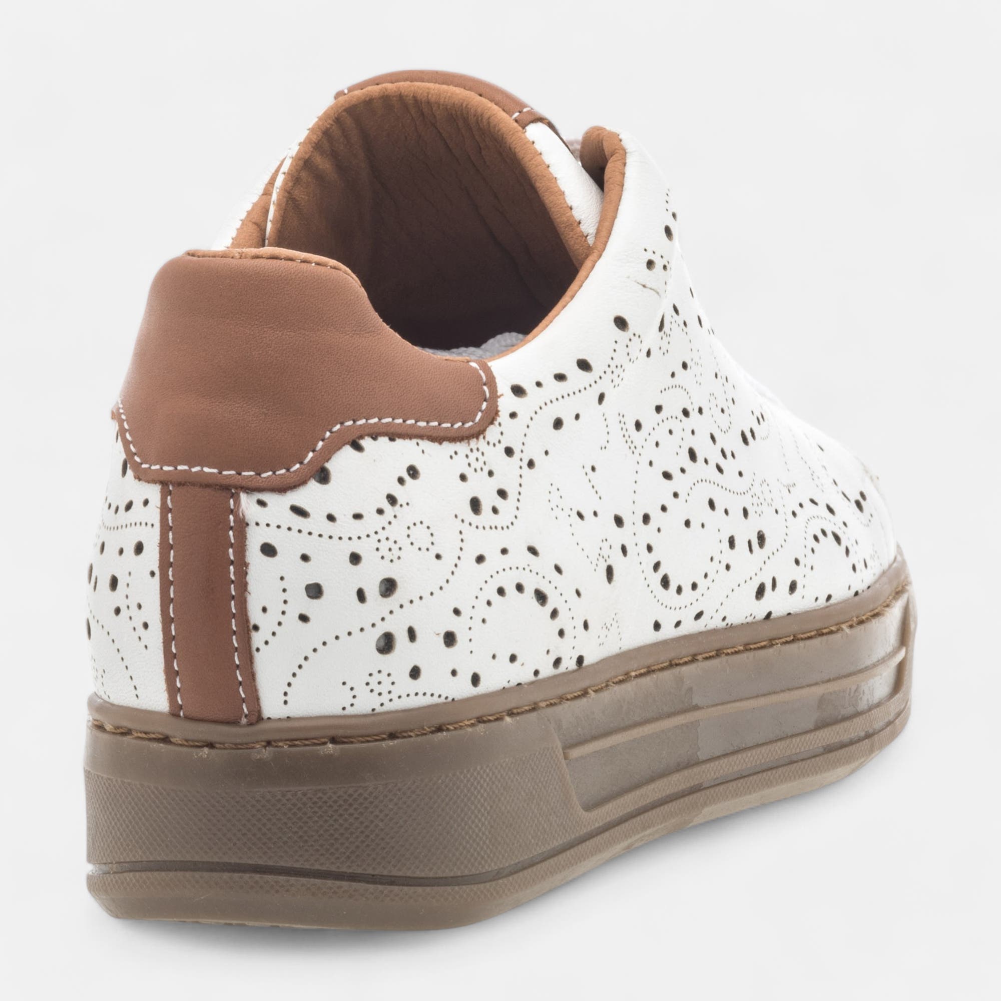 Baskets basses Femme en cuir blanc