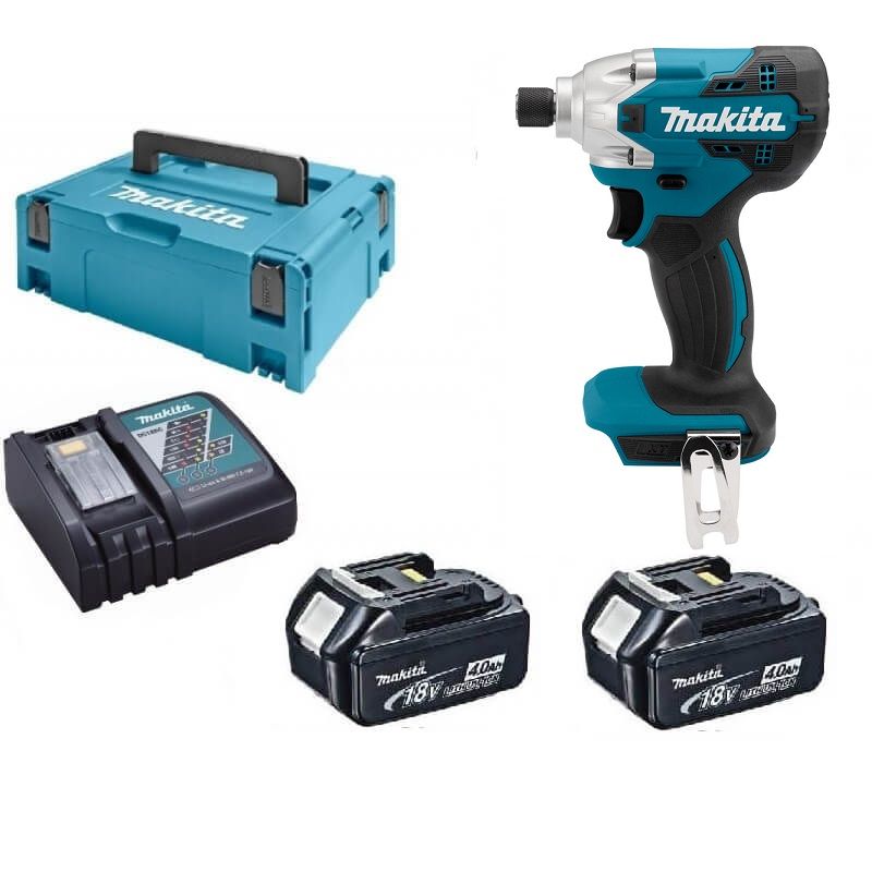 Makita DTD156RMJ 18V Li-ion accu slagschroevendraaier set (2x4.0Ah) in Mbox