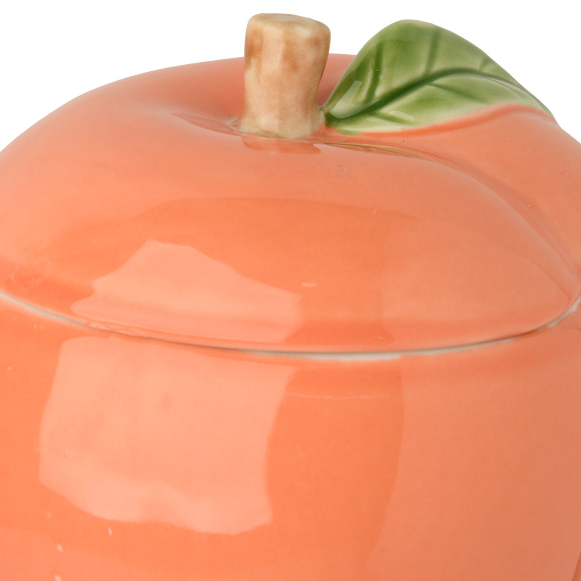 My Home Vorratstopf in Pfirsich-Form apricot