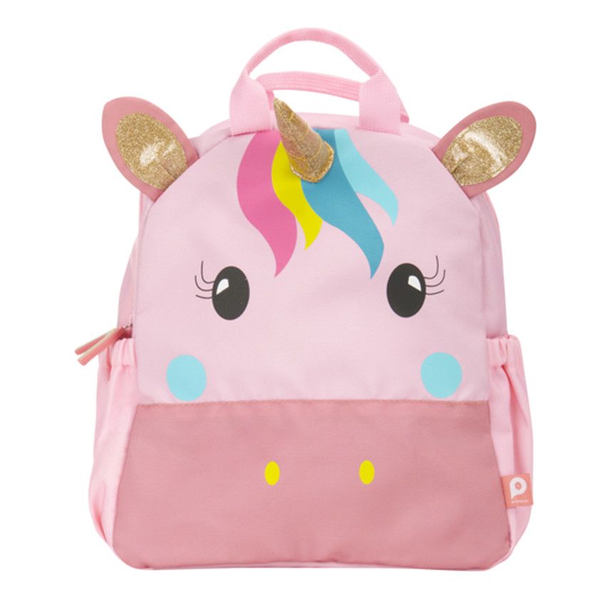 Sac à dos isotherme - Licorne rose - Ecru