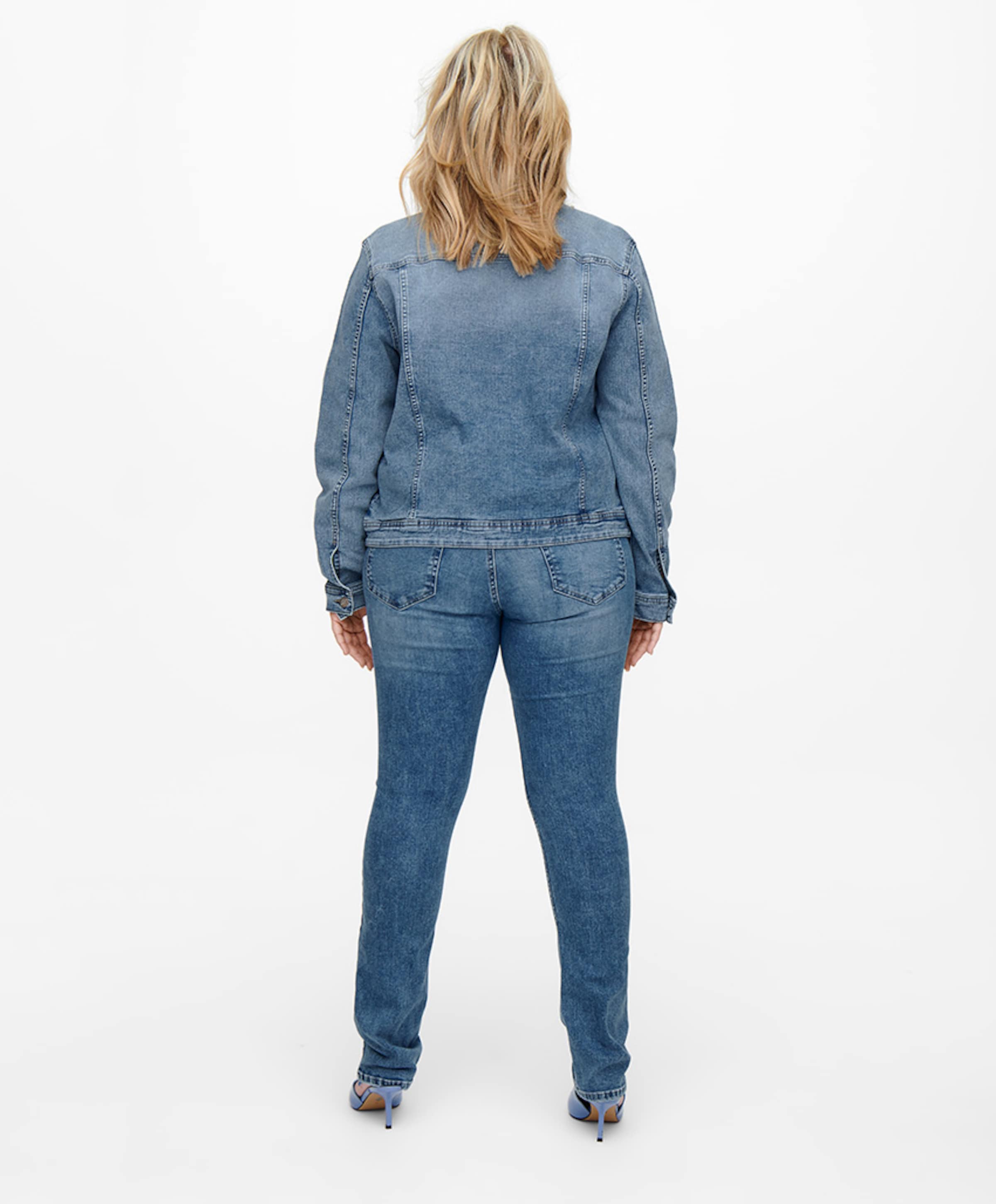Only Carmakoma Dames spijkerjas  blauw