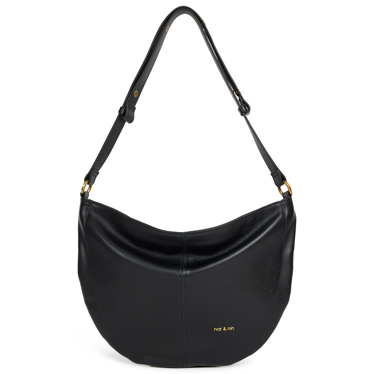 NAT & NIN<br>Bolsa hobo de couro Rodeo