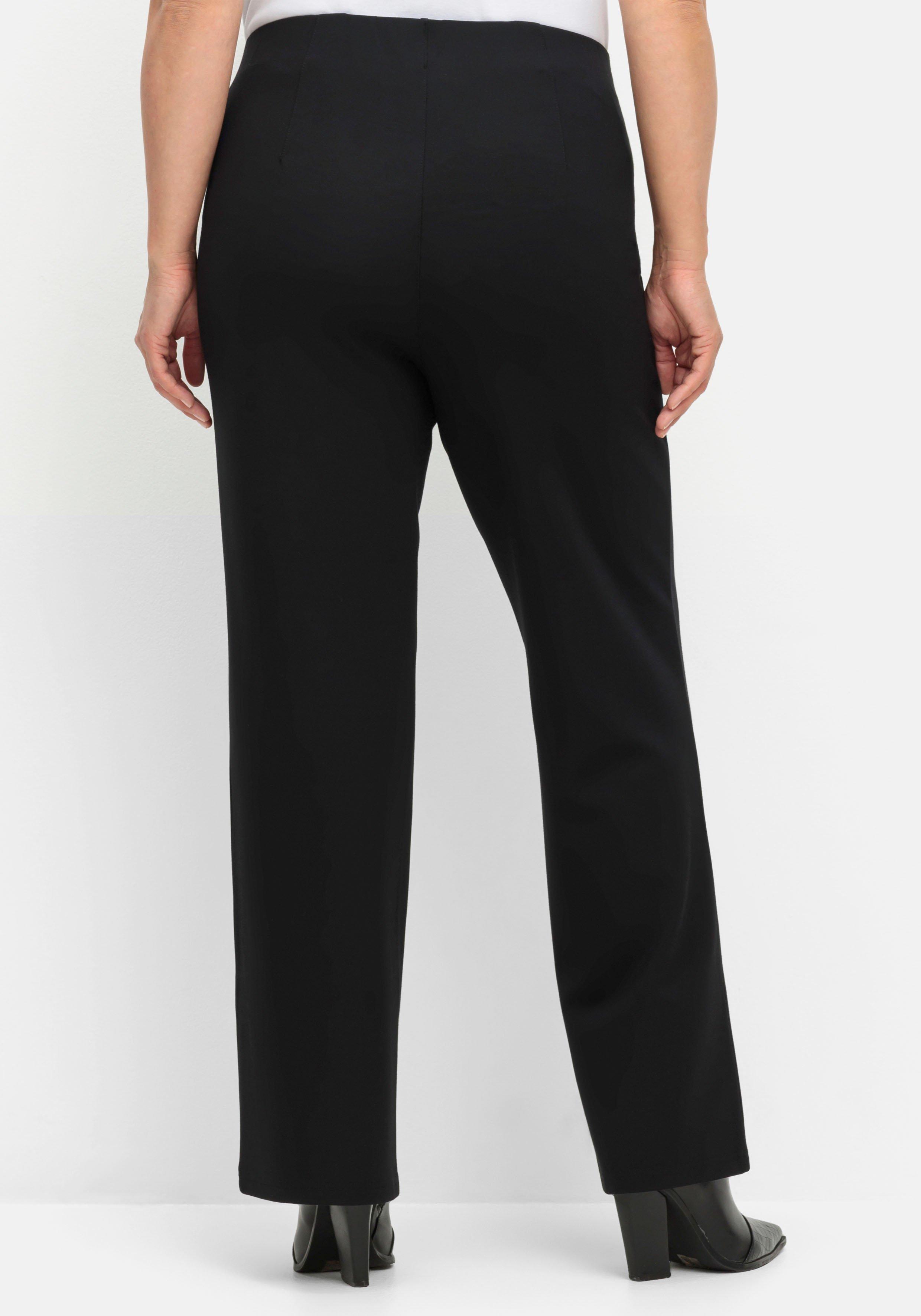 Gerade Hose aus Interlock, mit elastischem Bund
