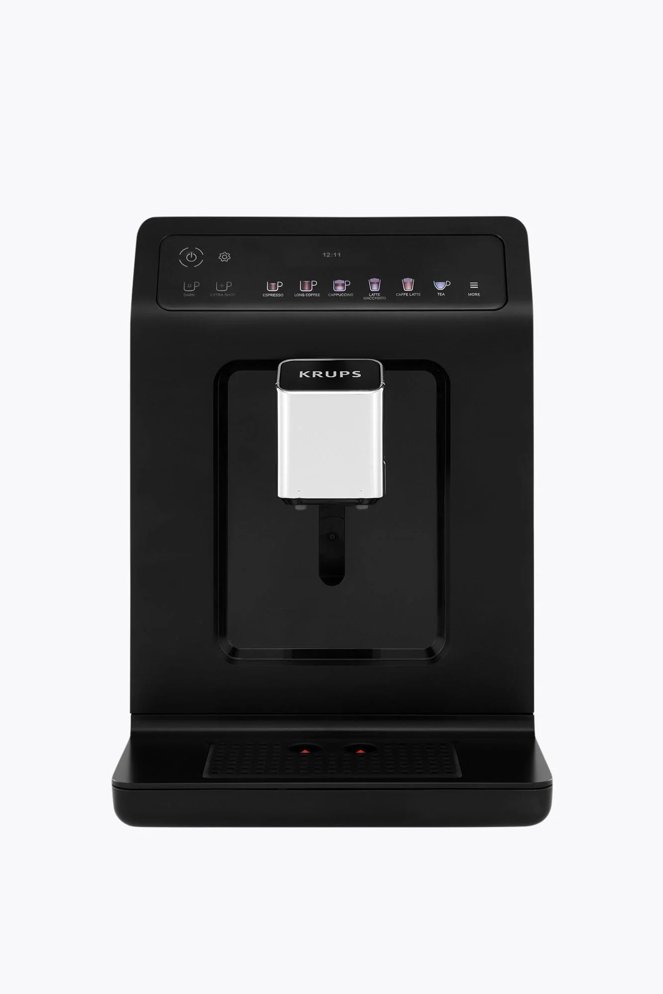 Krups Kaffeevollautomat Doppel CappuccinoEvidence Plus Schwarz-Metallic