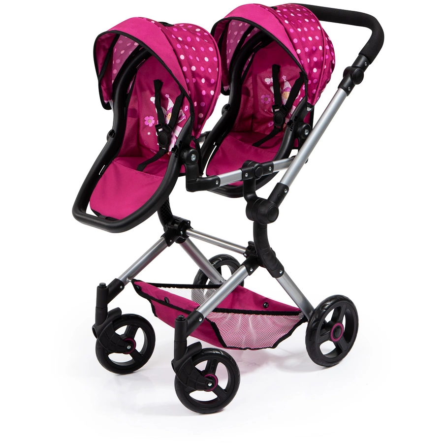 bayer Design Zwillings-Puppenwagen Twin Neo mit Fee
