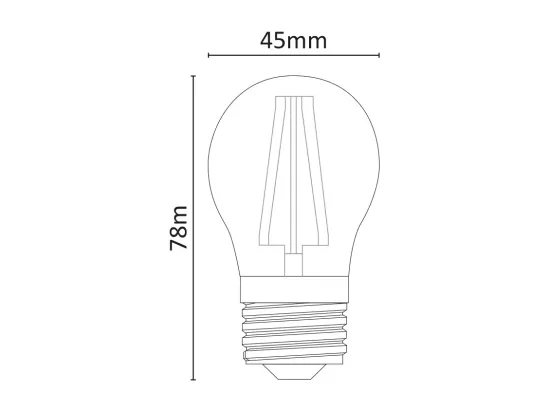 Ampoule LED Mini Sphère Dimmable 5W 4000K E27