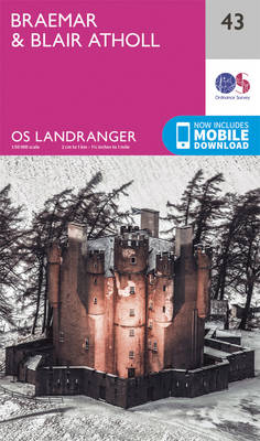 Braemar & Blair Atholl - OS Landranger Map 043 (Sheet map, folded)