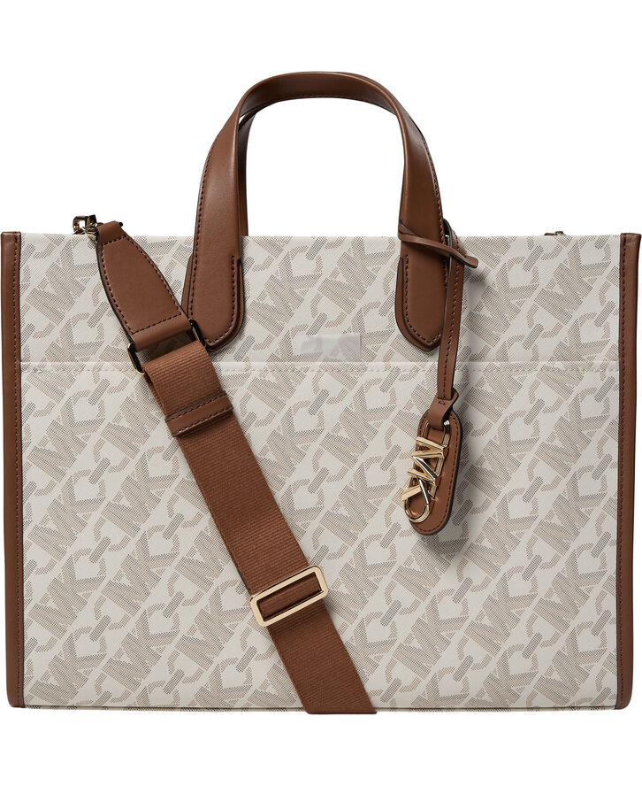 Michael Kors LG GRAB TOTE Vanilla/lugg