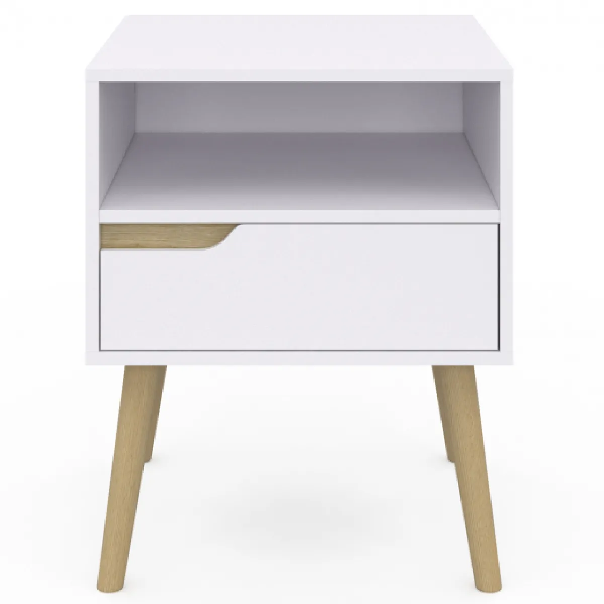 Idmarket MARKET Lot de 2 Tables de Chevet HELSINKI
