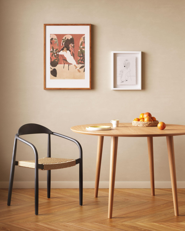 Kave Home Oqui uitschuifbare tafel 120/200x90