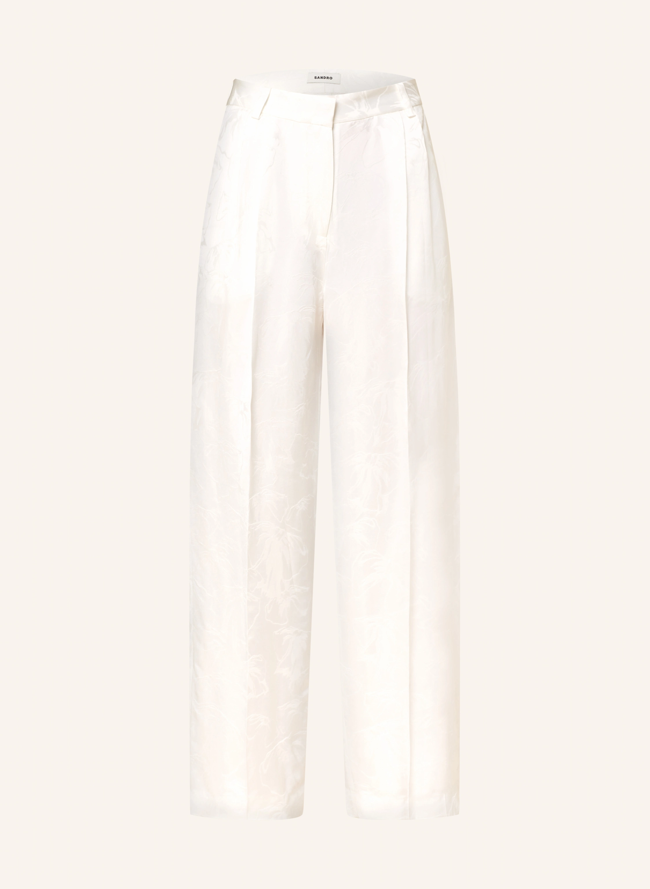 SANDRO Marlenehose aus Satin