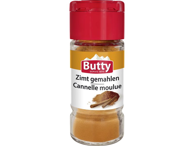 Butty Gewürz Zimt gemahlen 23 g Gemahlener Zimt ideal für Backwaren