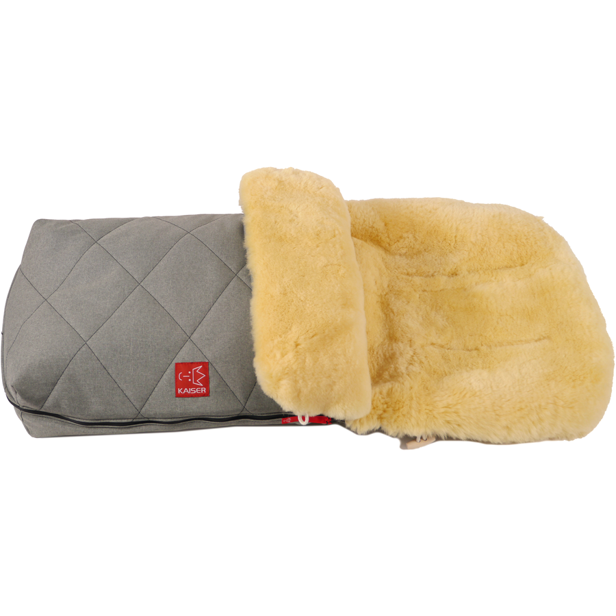 KAISER Winterfußsack Natura grey melange