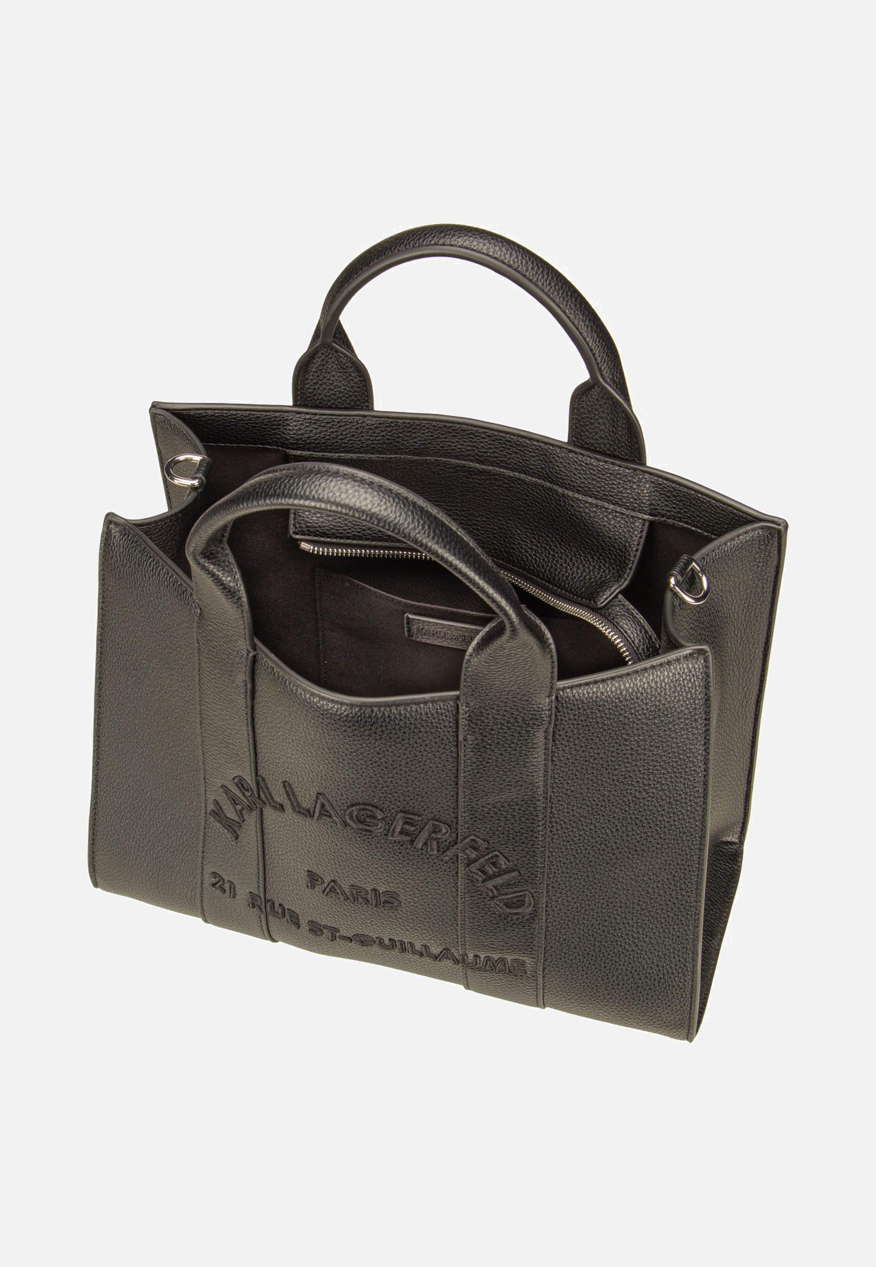 K/RSG MD Square Tote Peb Emb Black - Tote Bag