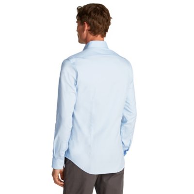 Chemise à manches longues homme Mini Structure Slim CALVIN KLEIN