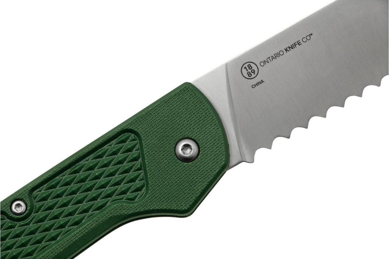 Ontario OKC Camp Plus Bread Folder 4310, Green GFN zakmes
