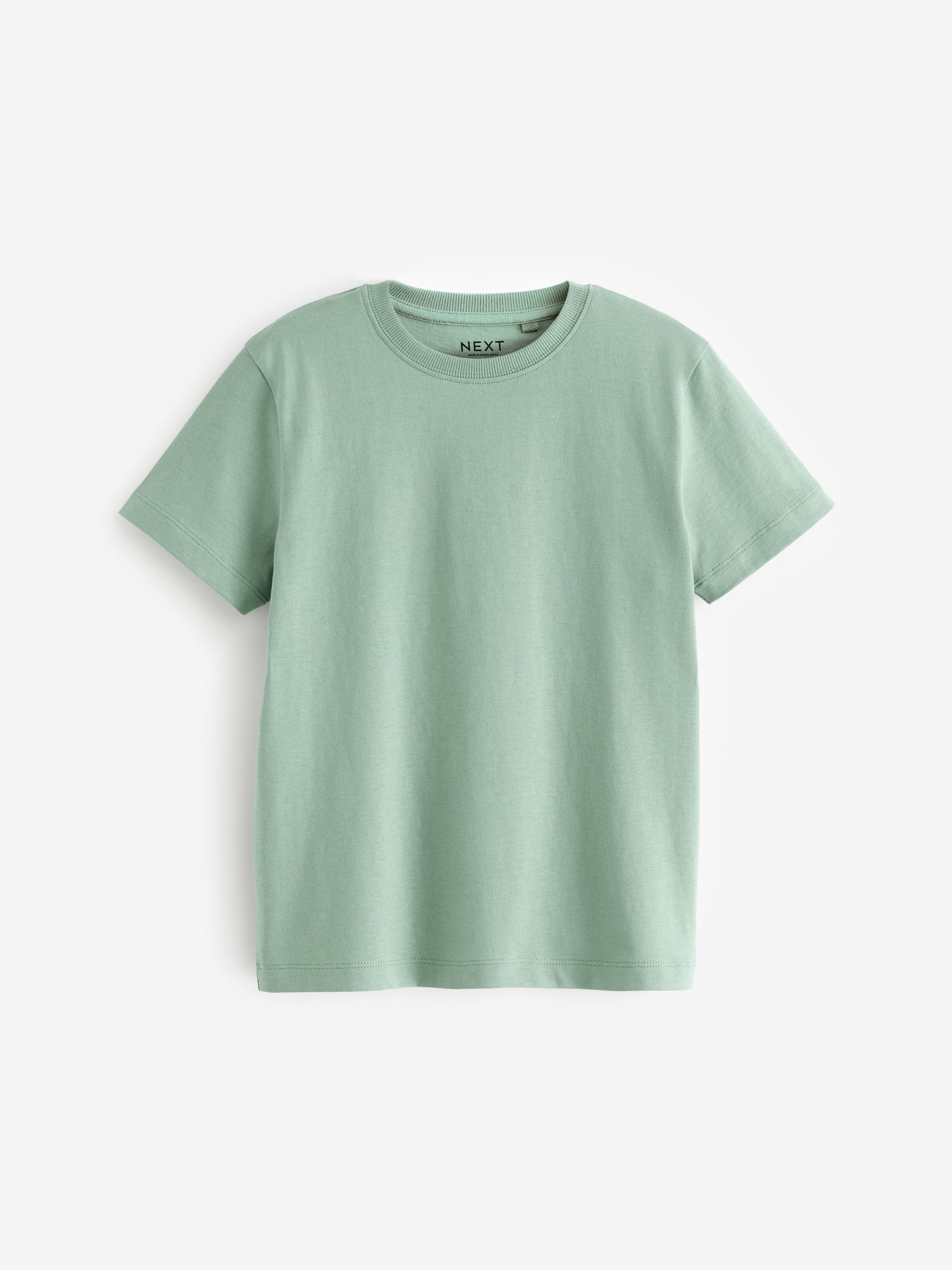 Mineraalgroen - T-shirt met korte mouwen (3-16jr)