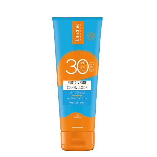 Lirene Fugtgivende Sol-Emulsion, SPF 30, 120 ml
