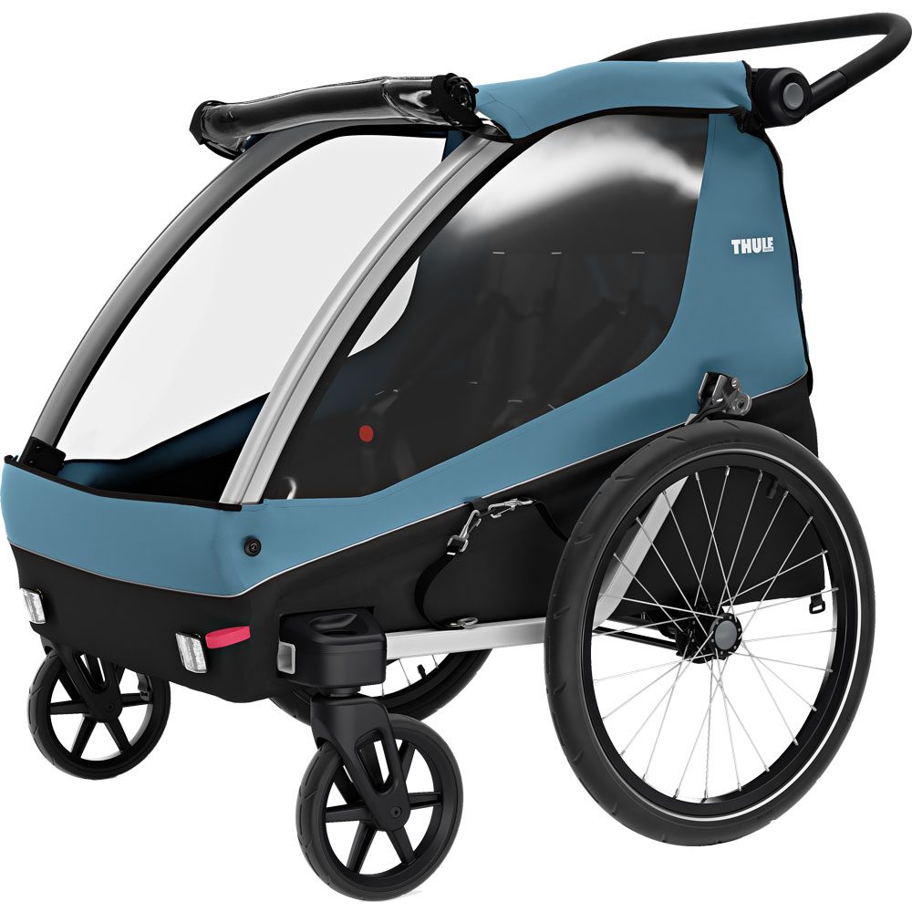 Thule Courier 3 in 1 Fahrradanhänger aegean blue 2023