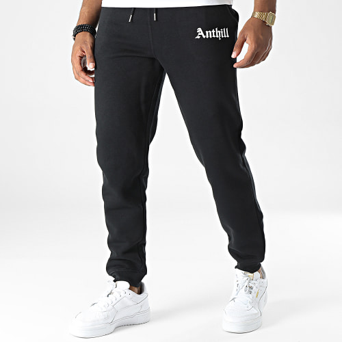 Pantalon Jogging Gothic Noir Blanc