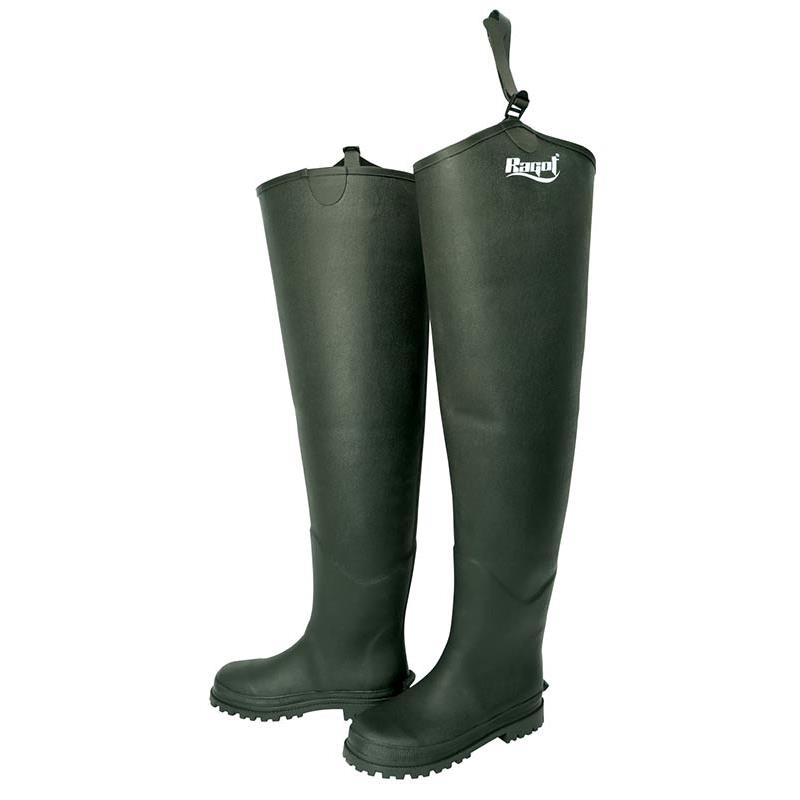 Cuissardes Ragot Neoprene-Lined Rubber Hip Waders