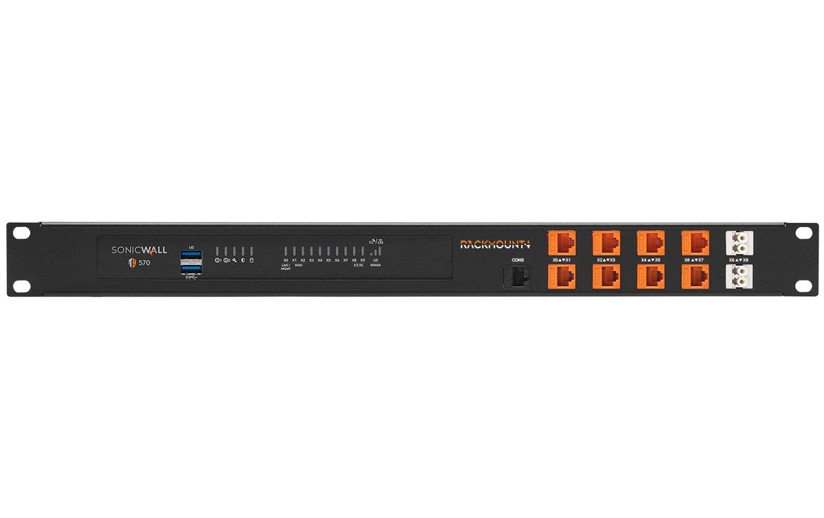 Rackmount Kit RM-SW-T12 SonicWall TZ570W<br>Das perfekte Rackmount-Kit für eine sichere und platzsparende Geräteinstallation