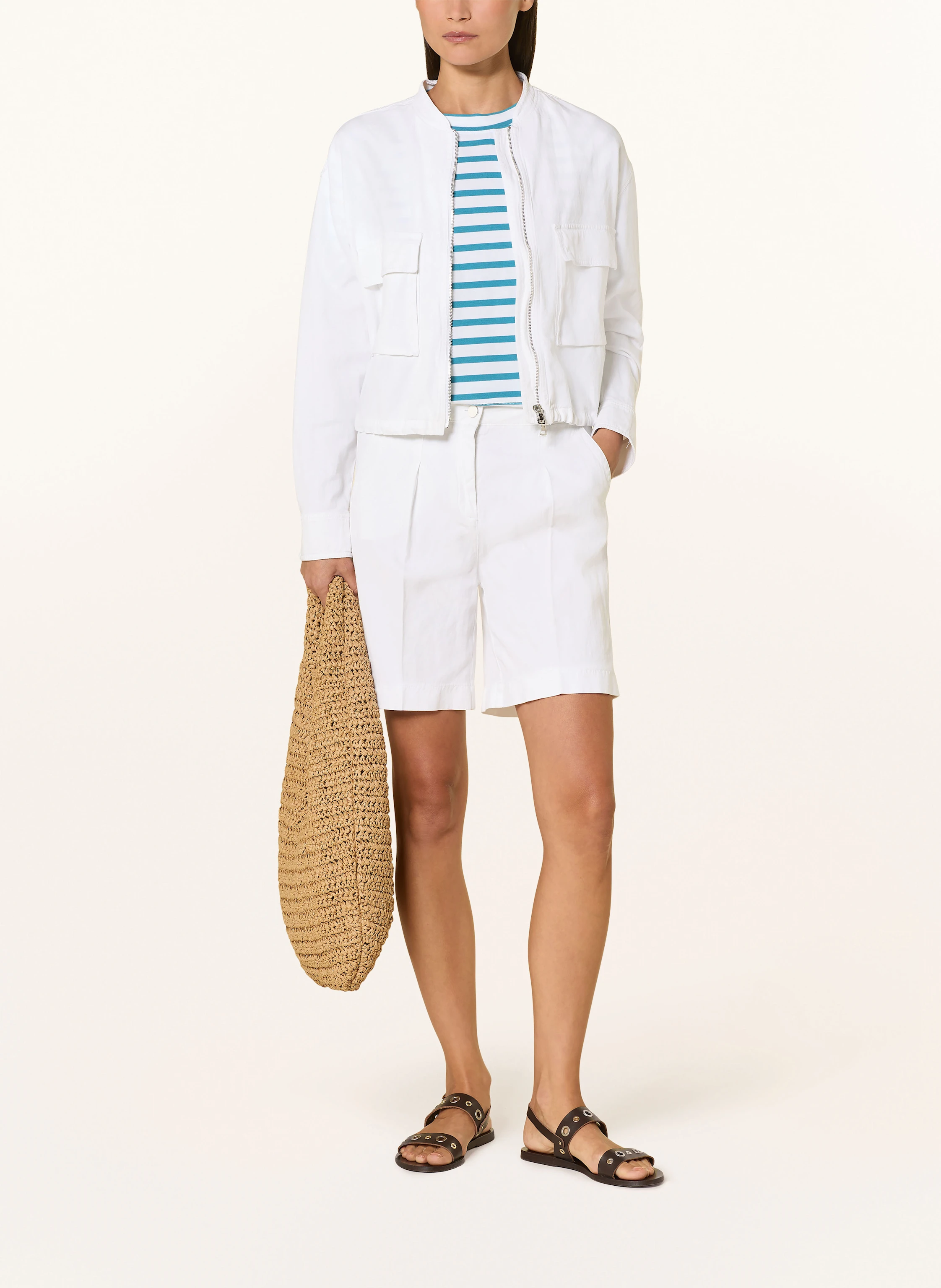 LUISA CERANO Shorts mit Leinen