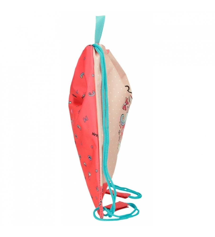 Mochila com cordão Joumma Bags Minnie Lovin Life rosa