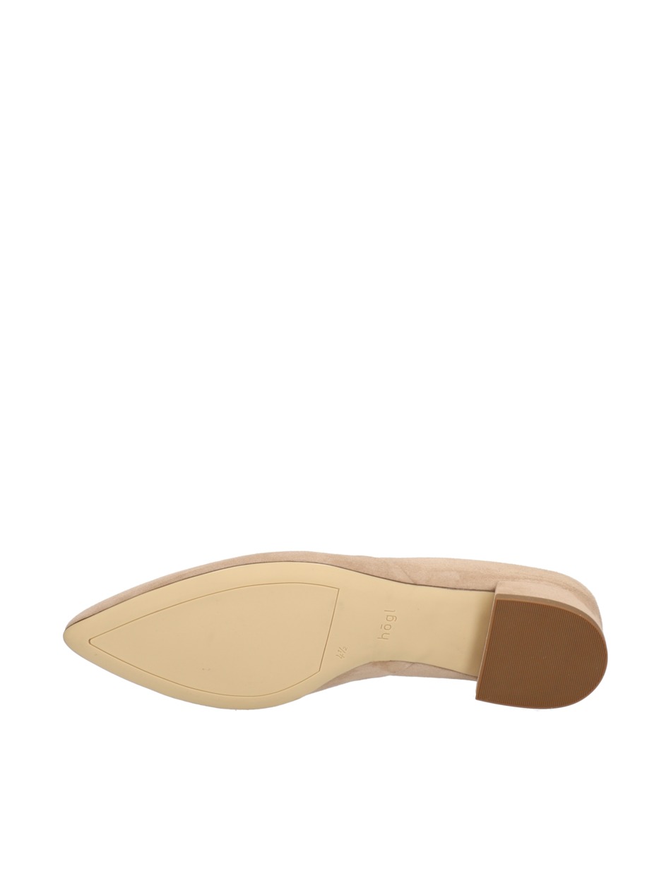 Veloursleder Ballerina