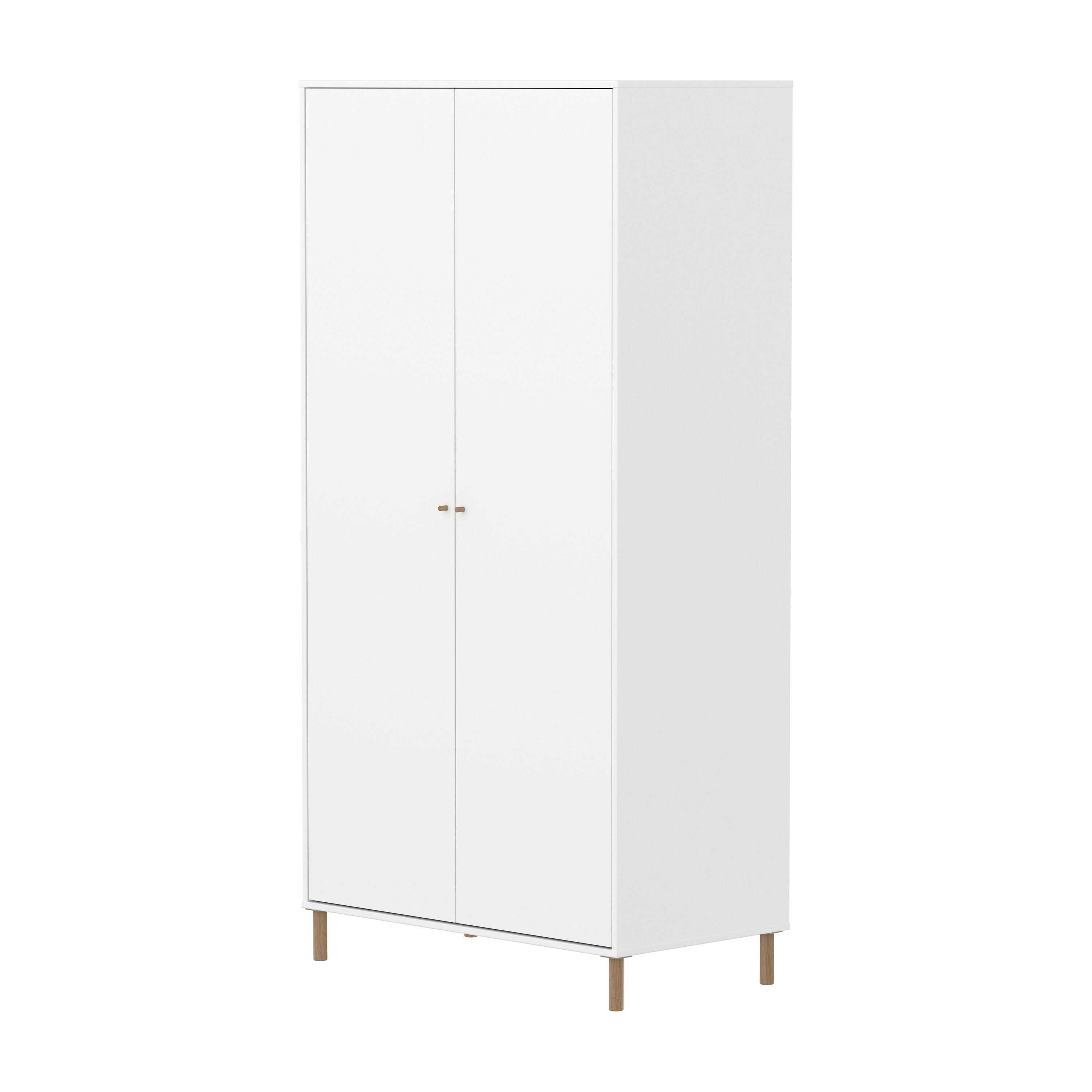 Flexa SAGA Schrank - Weiss / B: 100.0 cm x T: 55.0 cm x H: 200.0 cm