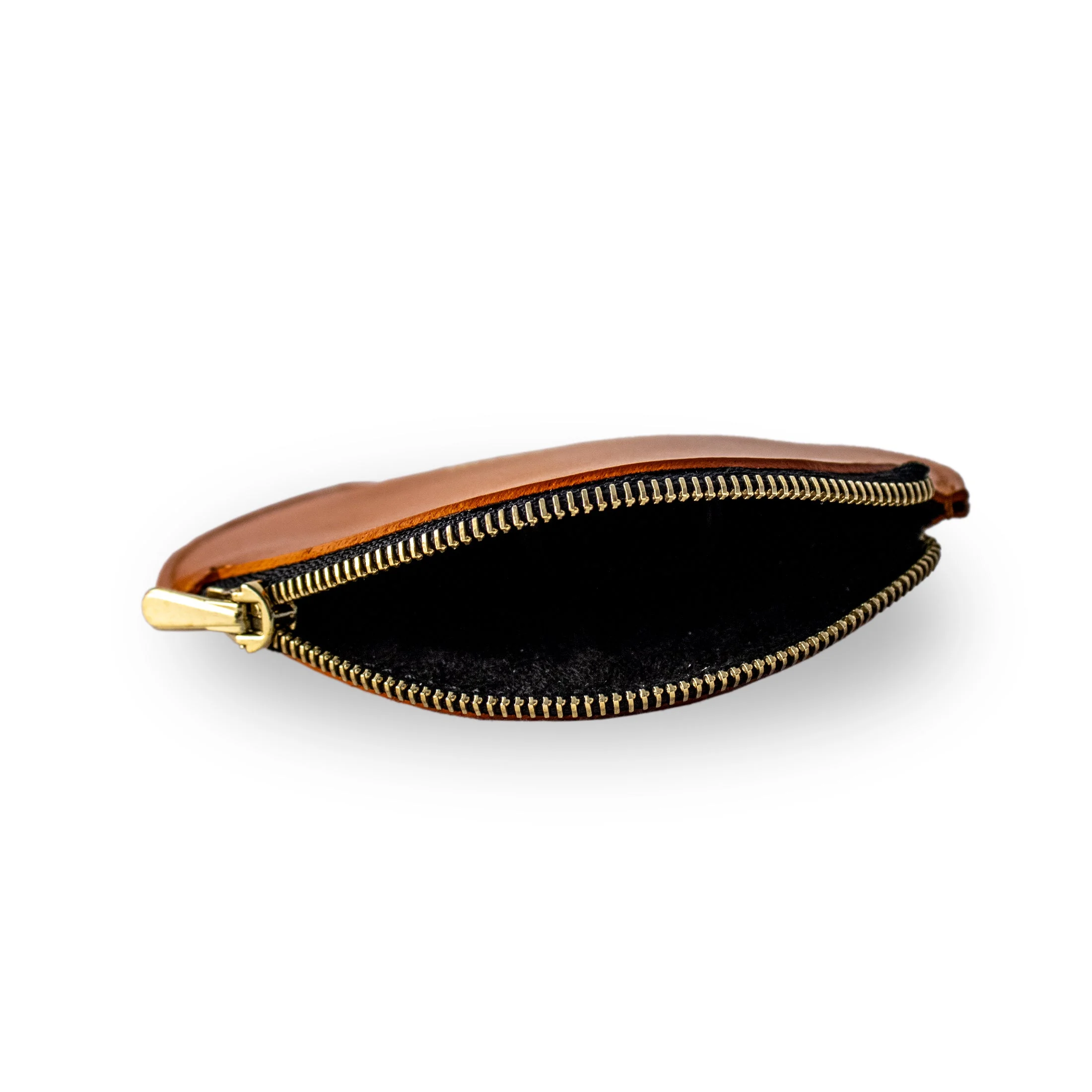 Porte-monnaie en cuir | Orange
