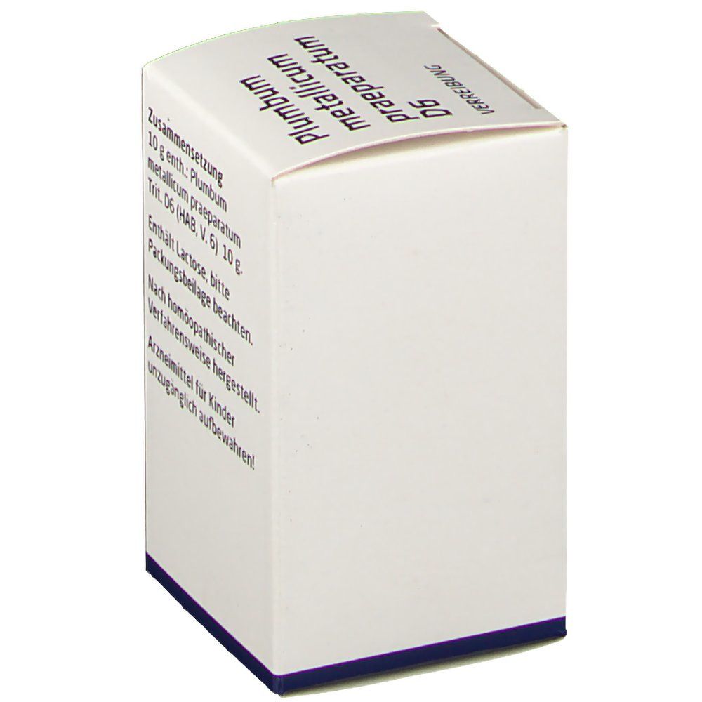 Plumbum Met. Praep. D6 Trituration