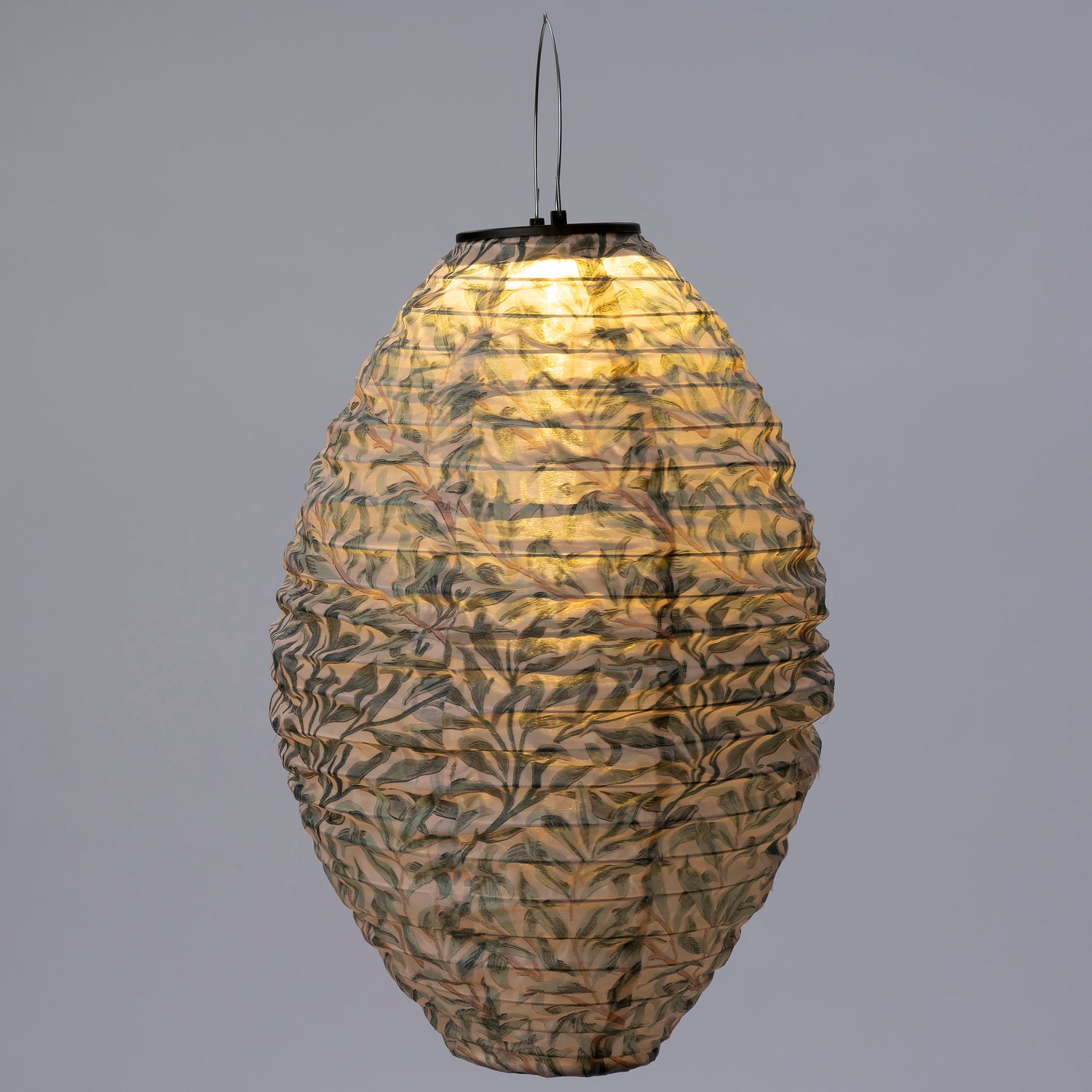 Intratuin solar lampion Fenna beige D 25 H 40 cm