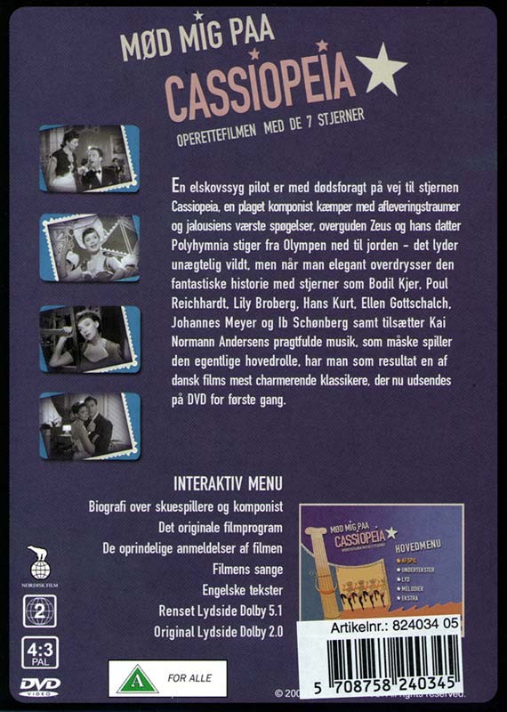 Mød mig paa Cassiopeia - DVD