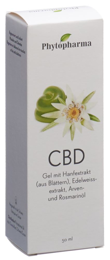 PHYTOPHARMA CBD Gel Disp 50 ml