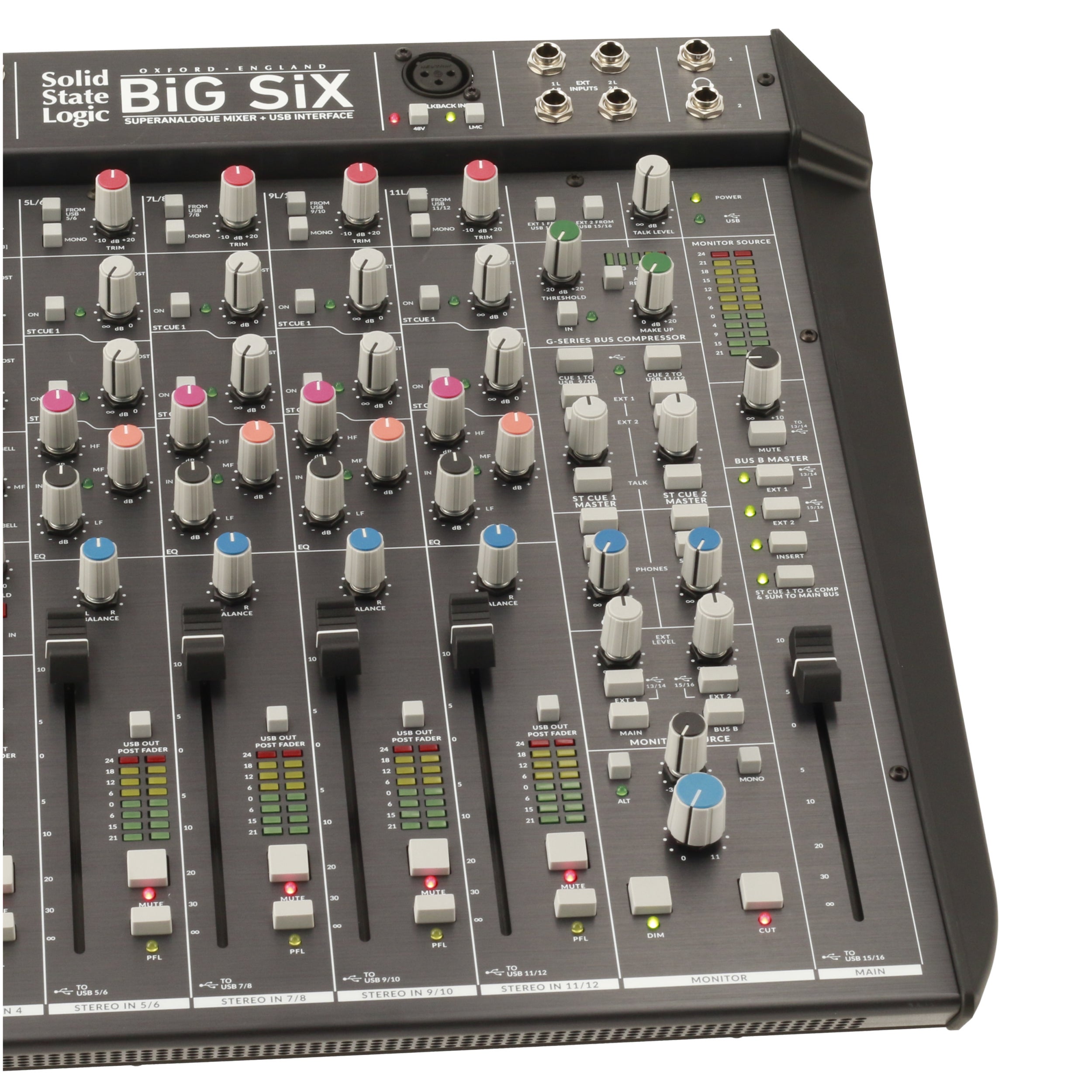 Solid State Logic BiG SiX SuperAnalogue™ mixer & USB-interface