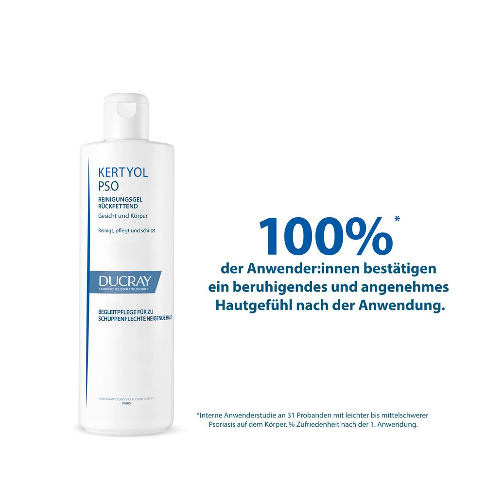 DUCRAY KERTYOL P.S.O. Rückfettendes Reinigungsgel - bei trockenen Schuppungen