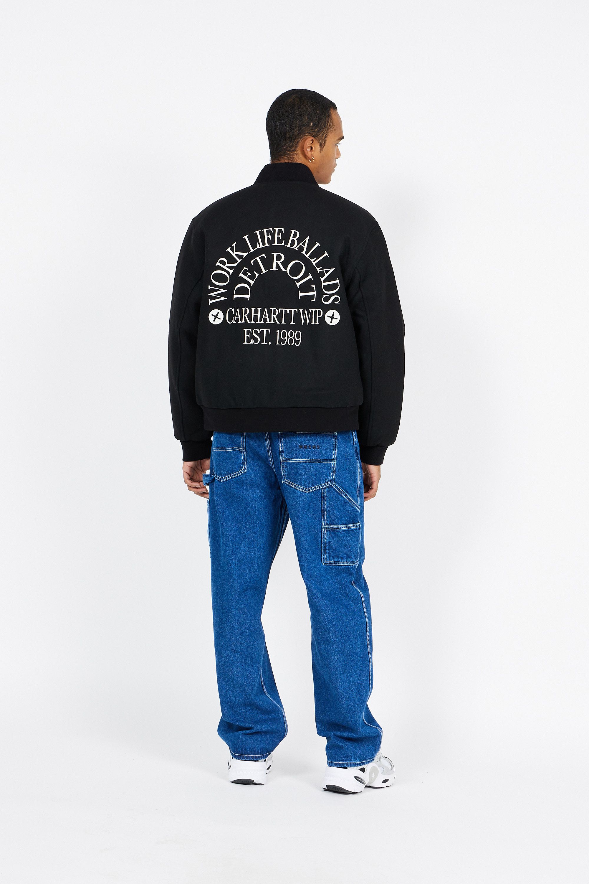 CARHARTT WIP bomber Work Varsity Bomber Noir