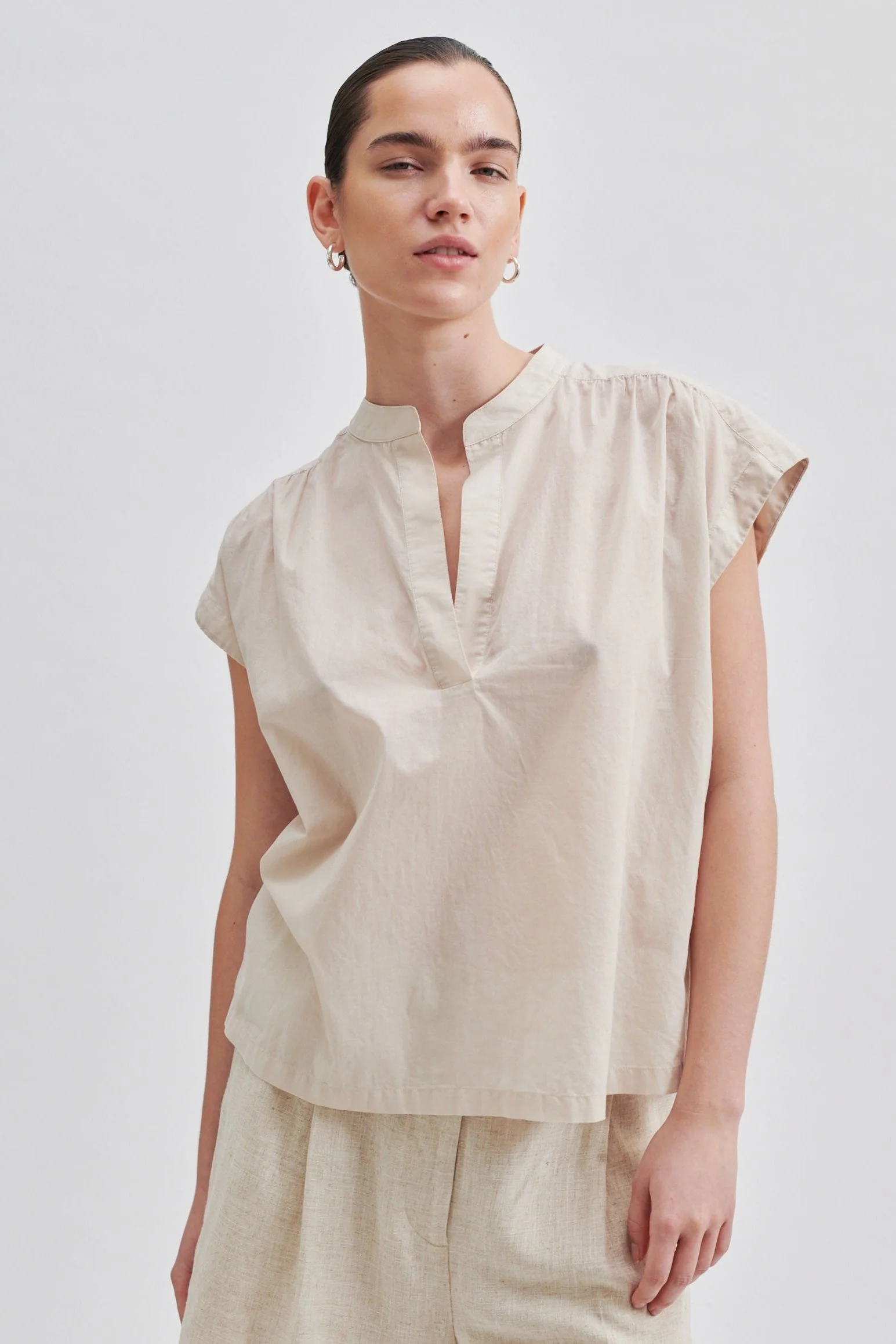 Second Female  Sitta Sol top - Pumice Stone