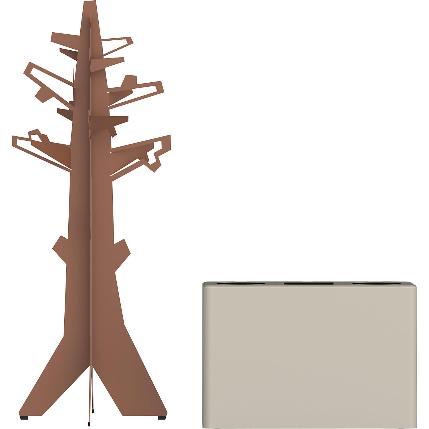 kaiserkraft | Wertstoffsammler | Volumen 3 x 30 l | mit Inneneimern