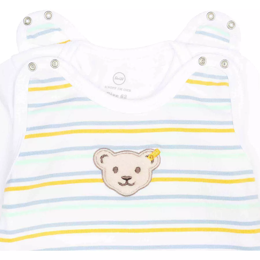 Steiff Strampler Set Bright White